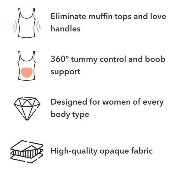 ✨BNIP Empetua Scoop Neck Cami Size 3x Black - Picture 4 of 4